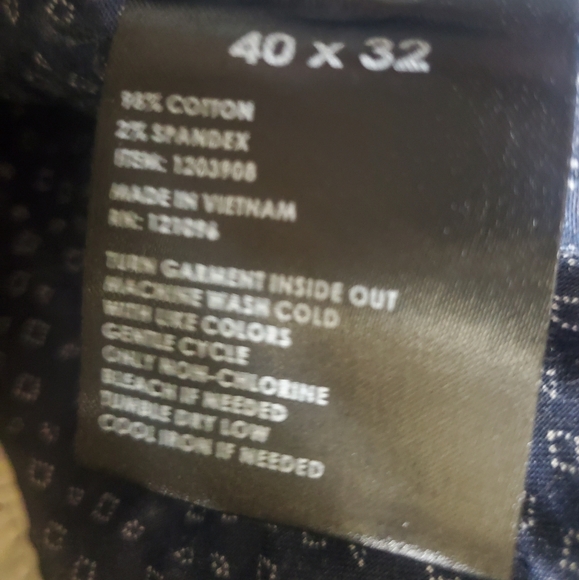 Mens Steel Blueish/Grey Slacks/Chinos English Laundry SZ 40x32 with pockets - Picture 6 of 6